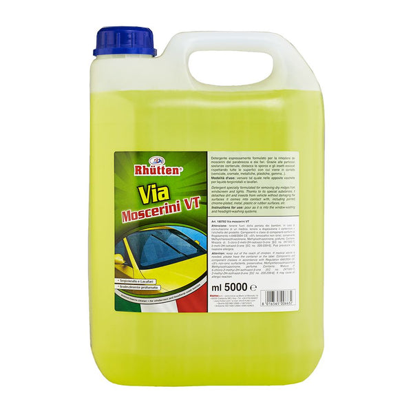 Lavavetri liquido per auto e veicoli - Via moscerini - da 5 lt – Il  Fusto.it: Enjoy Your Engine