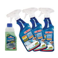 Set 3x Not Ice Power 500ml, Deghiacciante Auto Parabrezza Istantaneo + Liquido Tergicristalli -60° Concentrato