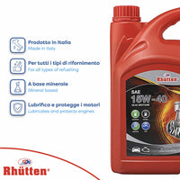 Olio motore base minerale 15W-40 - 4 litri - ACEA A3/B3/B4/E2