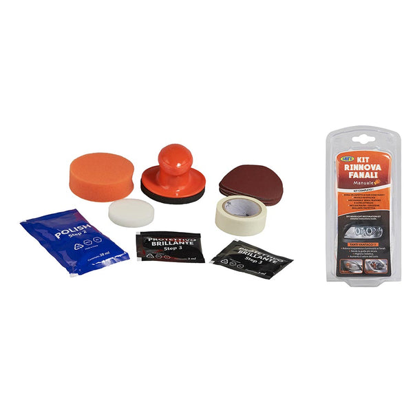 Kit rinnova fanali auto, moto manuale senza attrezzi