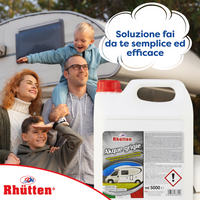 Liquido chimico disodorante scarichi Camper, Roulotte, Nautica - 5lt