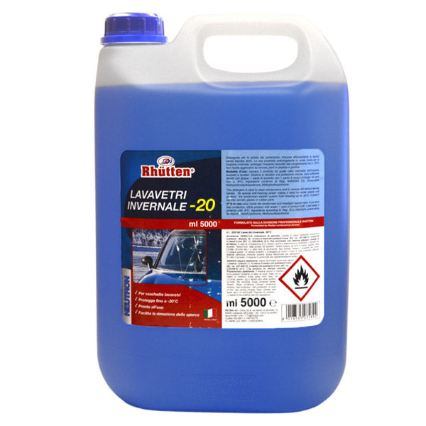 Liquido lavavetri detergente invernale -20° - 5 litri