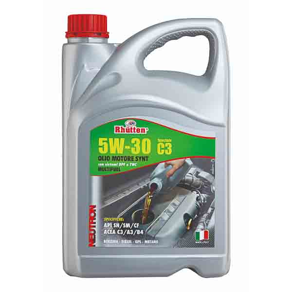 Olio motore 100% sintetico 5W-30 - 4 lt - Acea C2 A5/B5