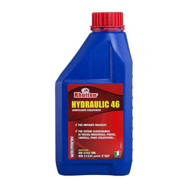 Olio idraulico Iso-46 - Minerale paraffinico - ISO 6743 HM - 1lt