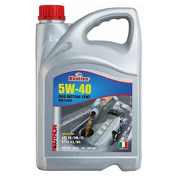 Olio motore base sintetica 5W-40 - 4 litri - Acea A3/B4
