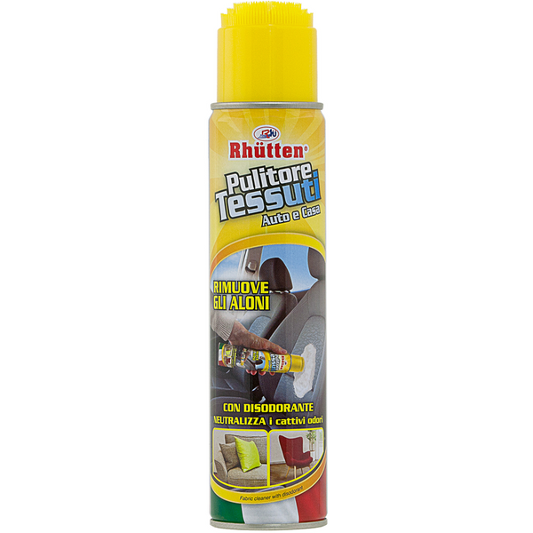 Spray Pulitore tessuti con spazzola - schiumogeno - 400 ml - auto e casa